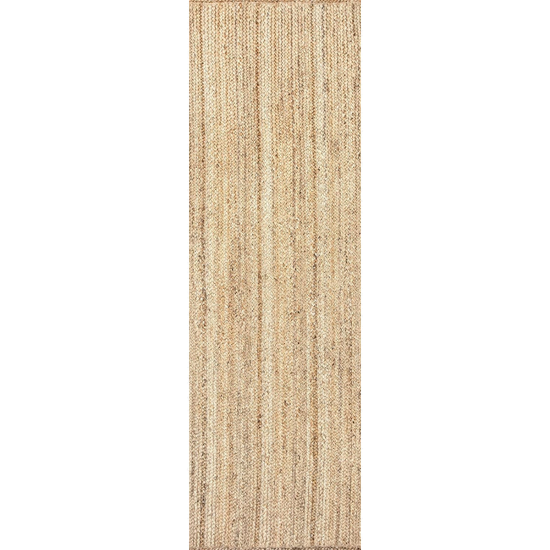 Natural Hand Woven Jute Runner Rug