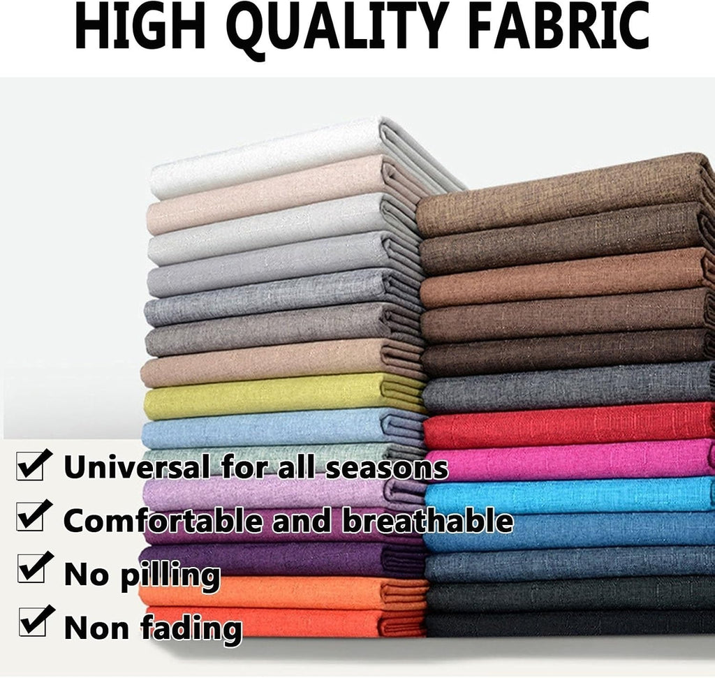 U‑Shape Linen Tied Dining Chair Cushion