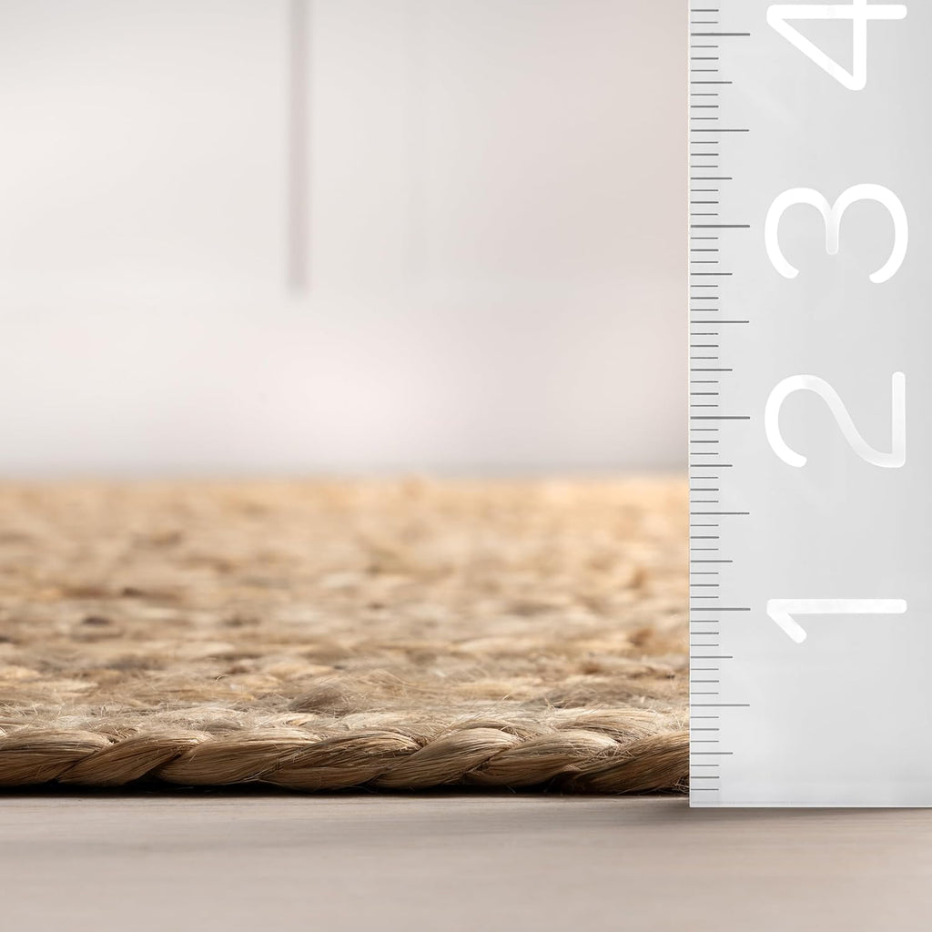 Natural Hand Woven Jute Runner Rug