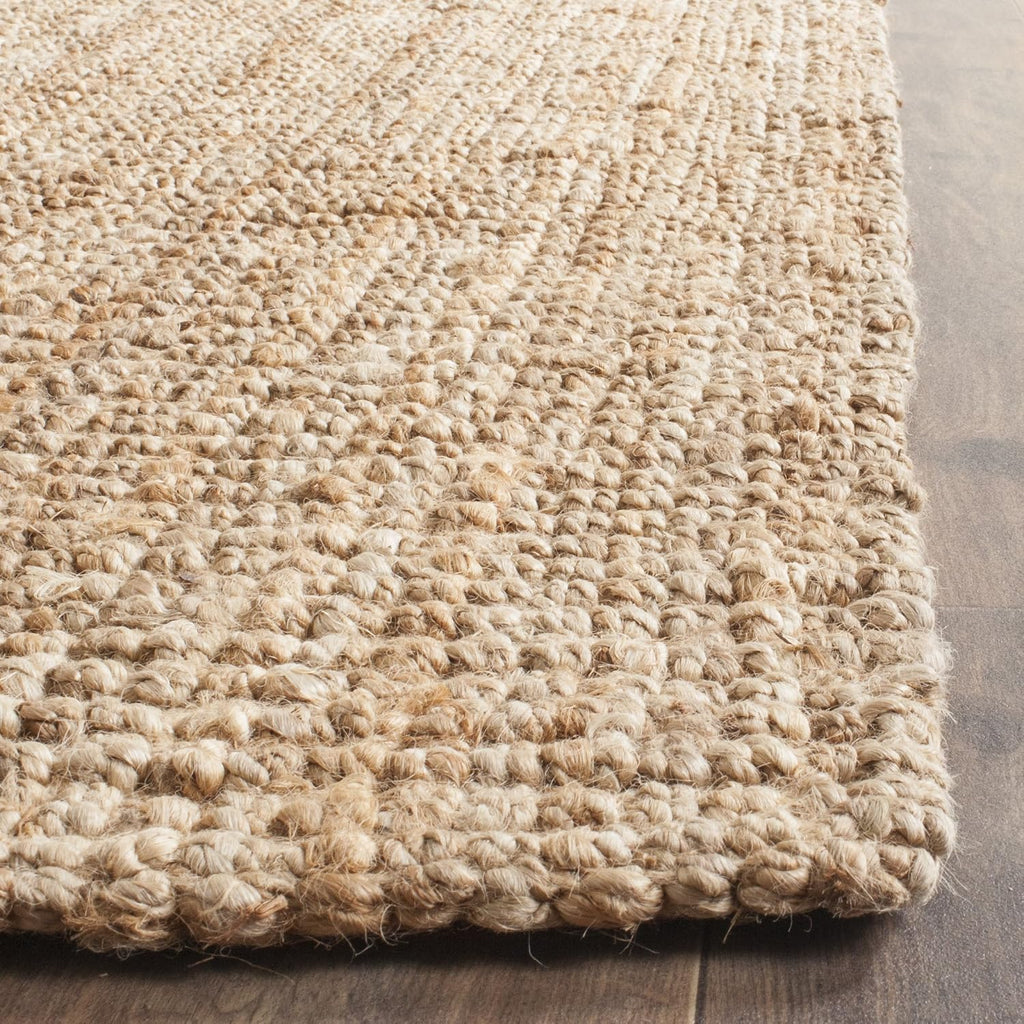 Natural Knotted Jute Runner Rug