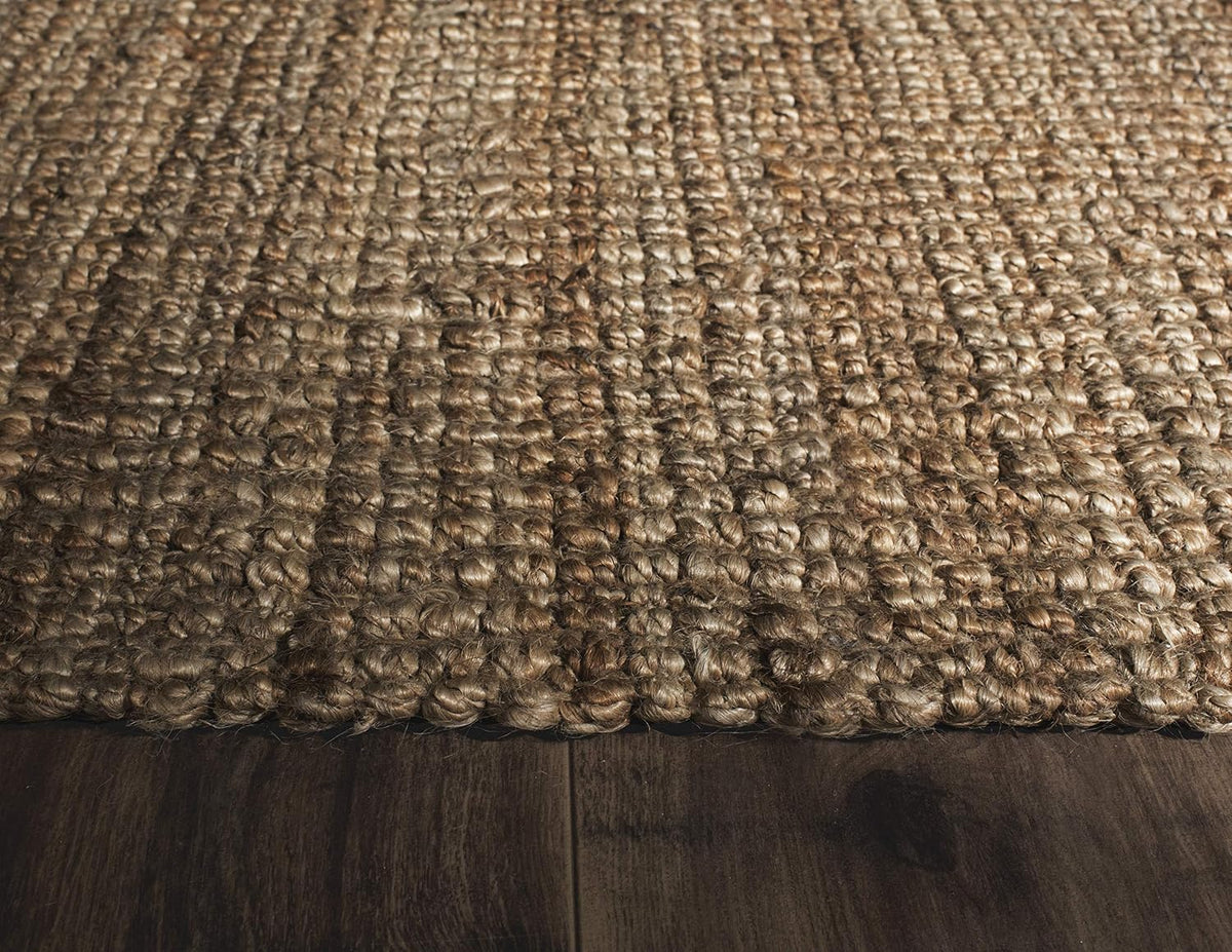 Natural Knotted Jute Runner Rug